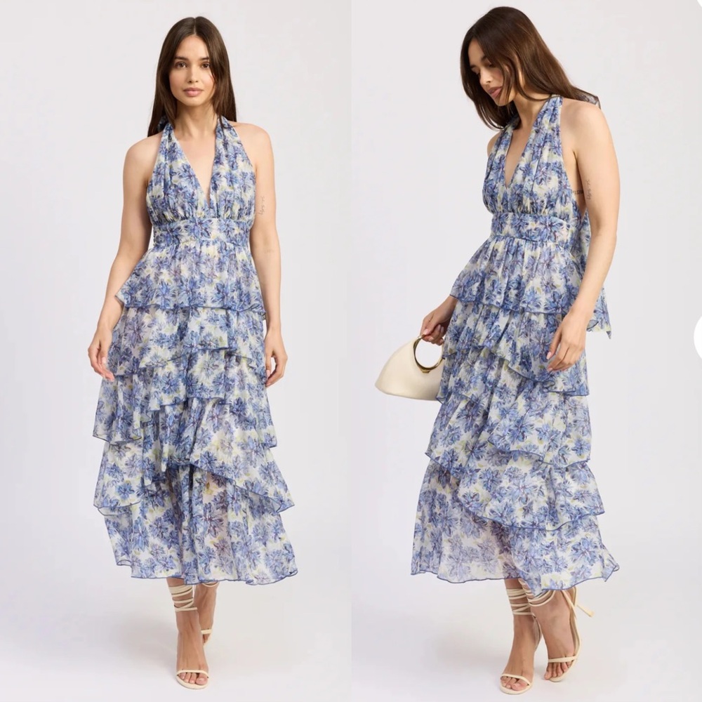 En Saison Odessa sleeveless tiered midi dress - Picture 10 of 16